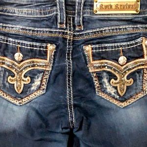 Rock Revival Sz 30, Easy Boot Cut, Drk Blue Jeans